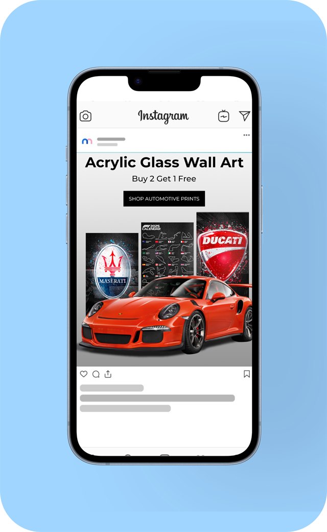 Ad creative design example