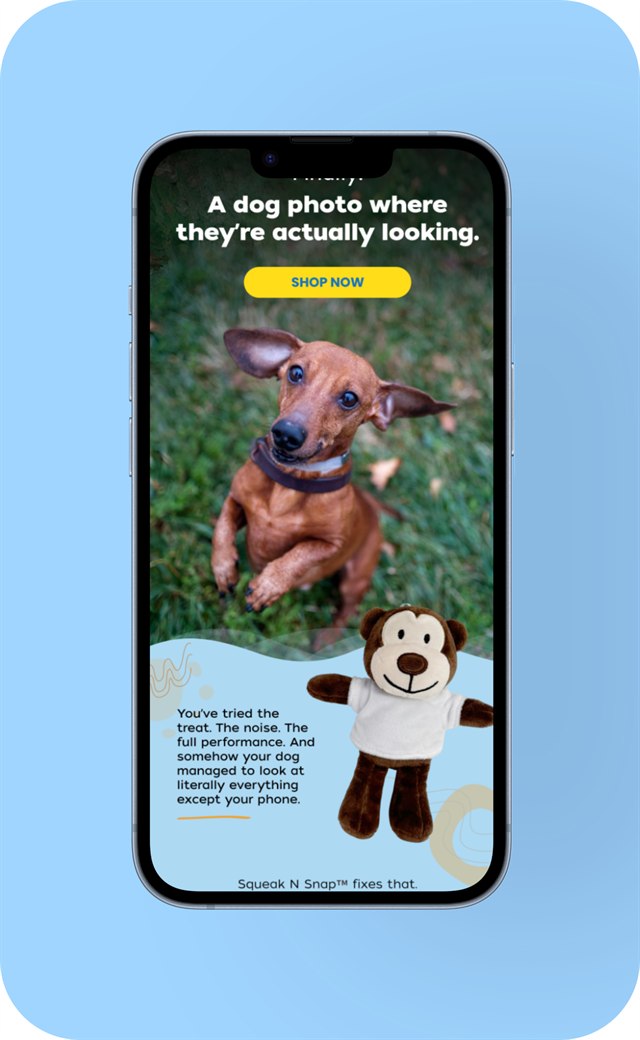 Email marketing design example